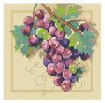 (image for) Grapes on Vine Big Stitch